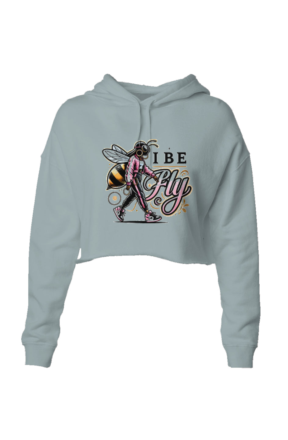 I Be Fly Women’s Crop Hoodie
